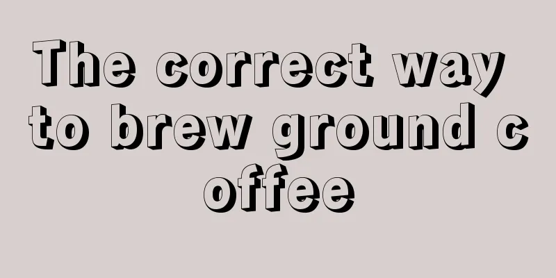 The correct way to brew ground coffee