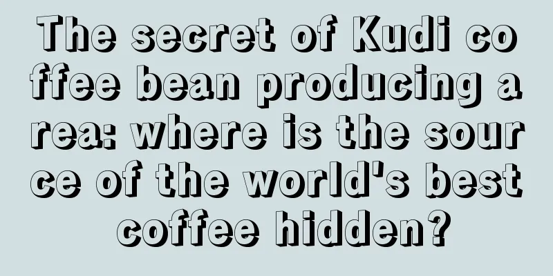 The secret of Kudi coffee bean producing area: where is the source of the world's best coffee hidden?