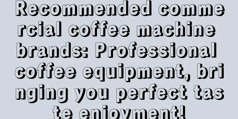 Recommended commercial coffee machine brands: Professional coffee equipment, bringing you perfect taste enjoyment!