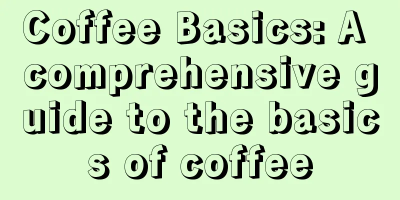 Coffee Basics: A comprehensive guide to the basics of coffee