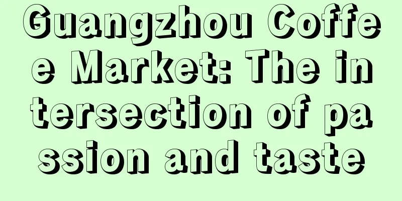 Guangzhou Coffee Market: The intersection of passion and taste