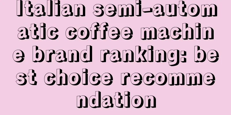 Italian semi-automatic coffee machine brand ranking: best choice recommendation