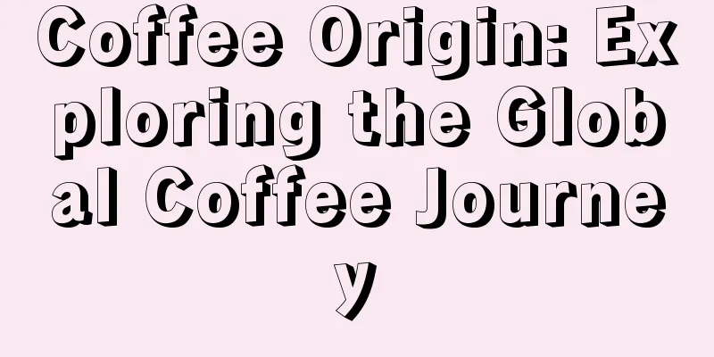 Coffee Origin: Exploring the Global Coffee Journey