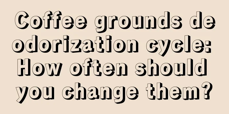 Coffee grounds deodorization cycle: How often should you change them?