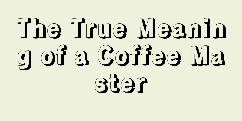 The True Meaning of a Coffee Master