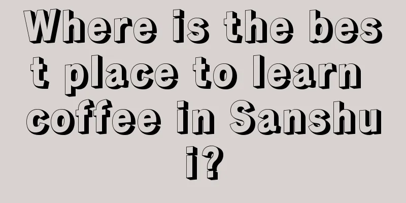 Where is the best place to learn coffee in Sanshui?