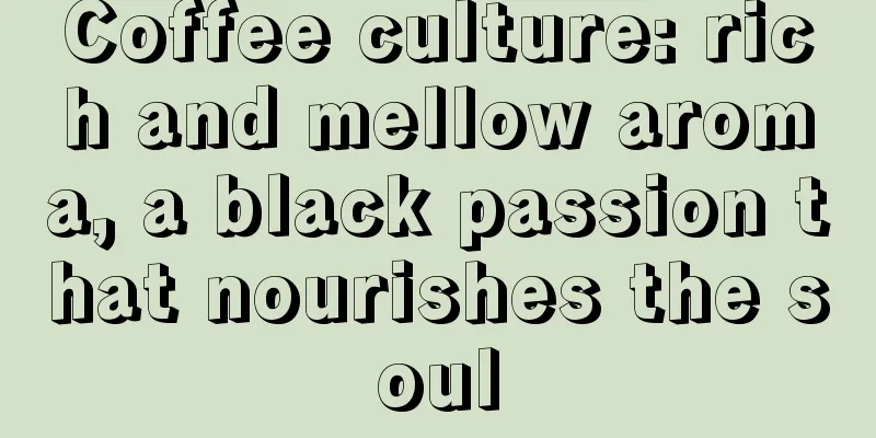 Coffee culture: rich and mellow aroma, a black passion that nourishes the soul