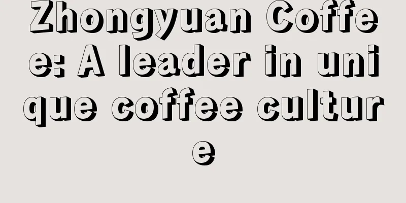 Zhongyuan Coffee: A leader in unique coffee culture