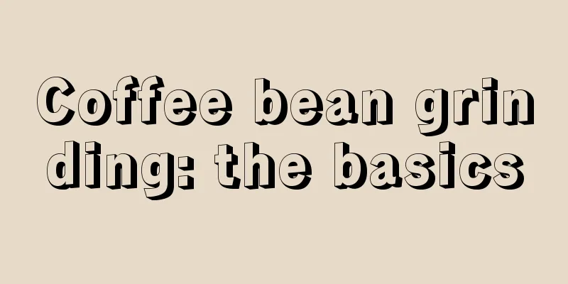 Coffee bean grinding: the basics