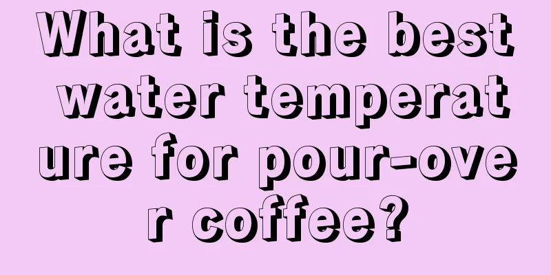 What is the best water temperature for pour-over coffee?