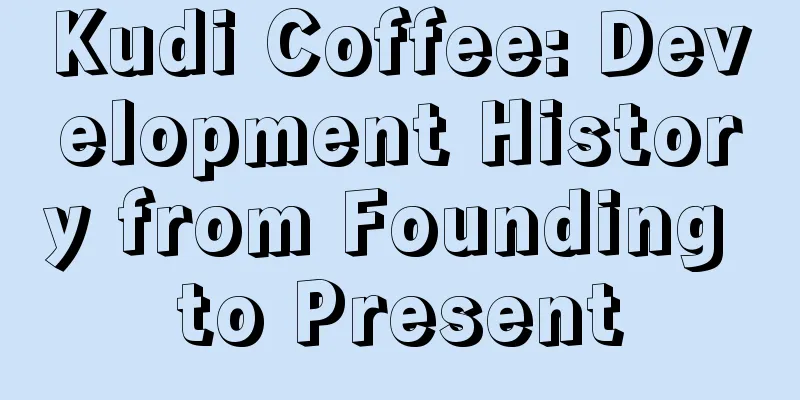 Kudi Coffee: Development History from Founding to Present