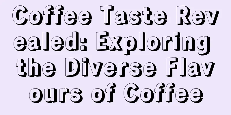 Coffee Taste Revealed: Exploring the Diverse Flavours of Coffee