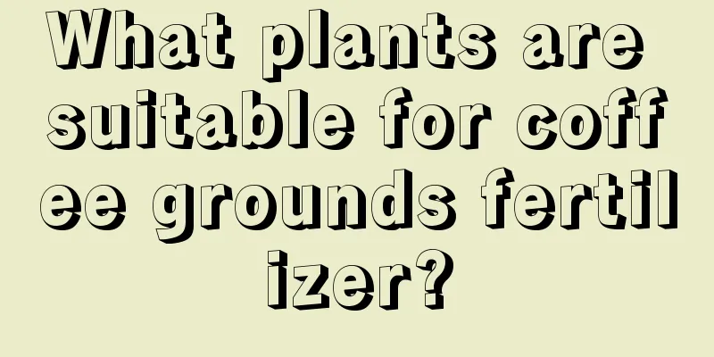 What plants are suitable for coffee grounds fertilizer?