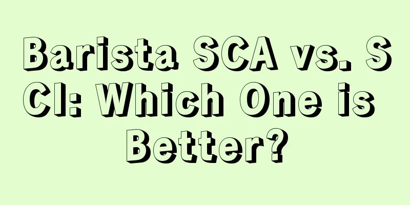 Barista SCA vs. SCI: Which One is Better?