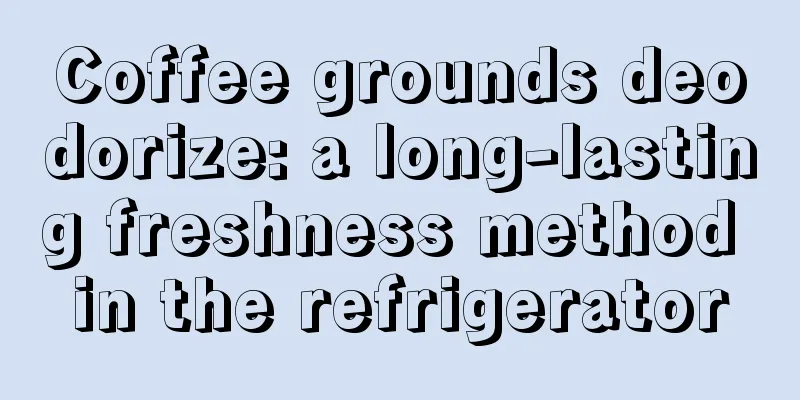 Coffee grounds deodorize: a long-lasting freshness method in the refrigerator