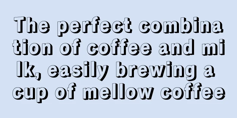 The perfect combination of coffee and milk, easily brewing a cup of mellow coffee