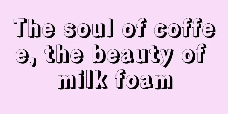 The soul of coffee, the beauty of milk foam