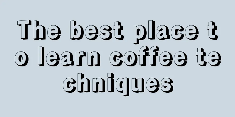 The best place to learn coffee techniques