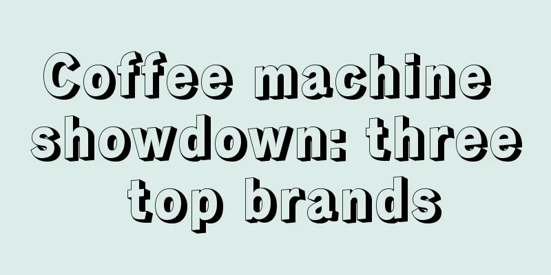 Coffee machine showdown: three top brands