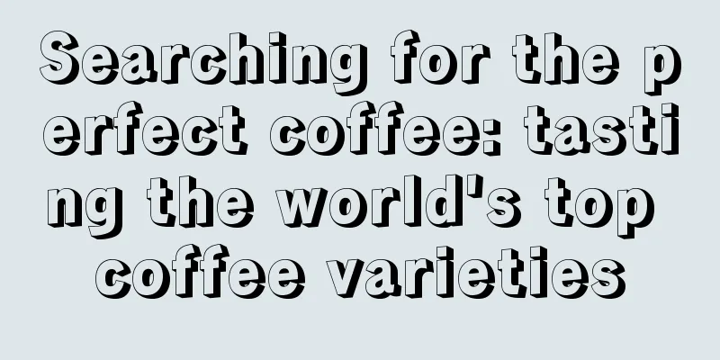 Searching for the perfect coffee: tasting the world's top coffee varieties