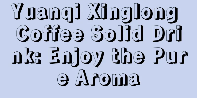 Yuanqi Xinglong Coffee Solid Drink: Enjoy the Pure Aroma