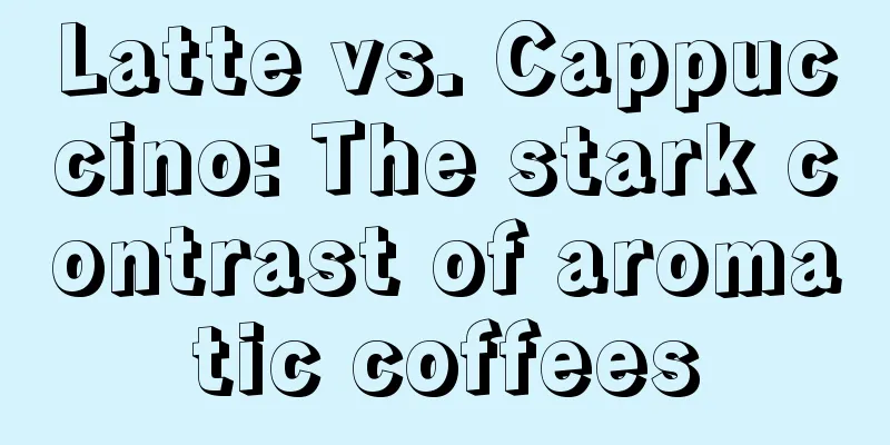 Latte vs. Cappuccino: The stark contrast of aromatic coffees