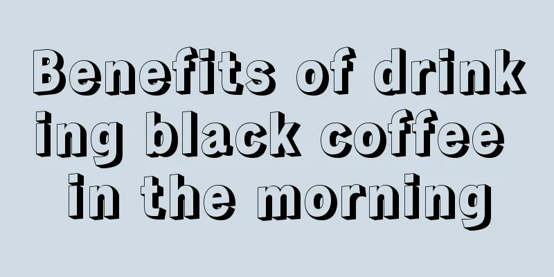 Benefits of drinking black coffee in the morning