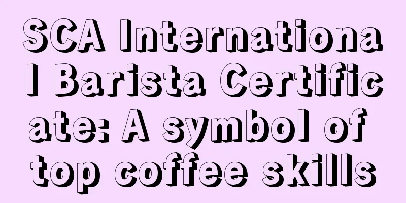 SCA International Barista Certificate: A symbol of top coffee skills