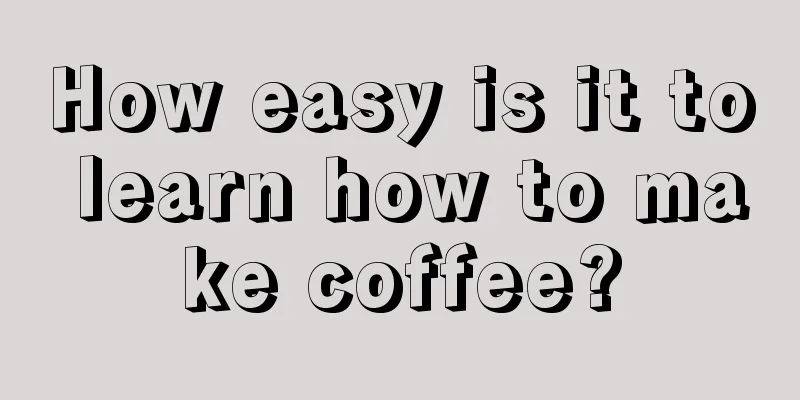 How easy is it to learn how to make coffee?