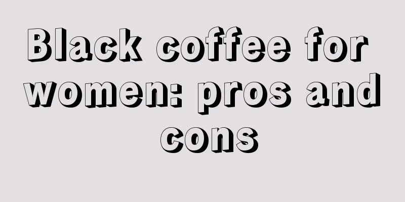 Black coffee for women: pros and cons