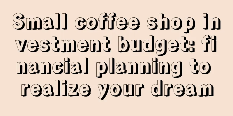 Small coffee shop investment budget: financial planning to realize your dream