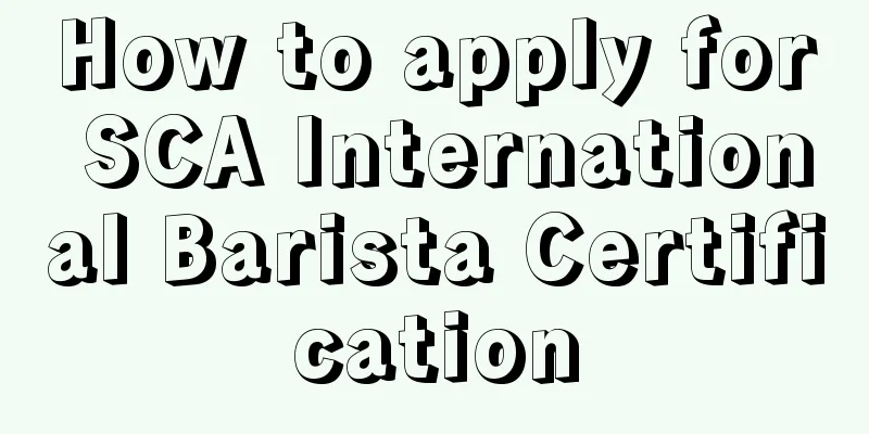 How to apply for SCA International Barista Certification