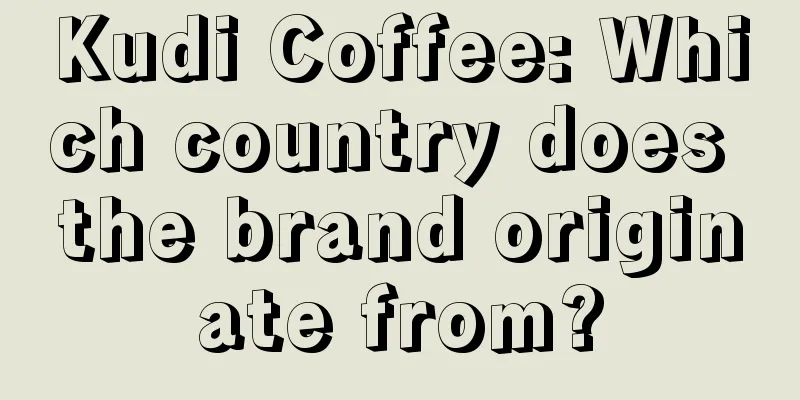 Kudi Coffee: Which country does the brand originate from?