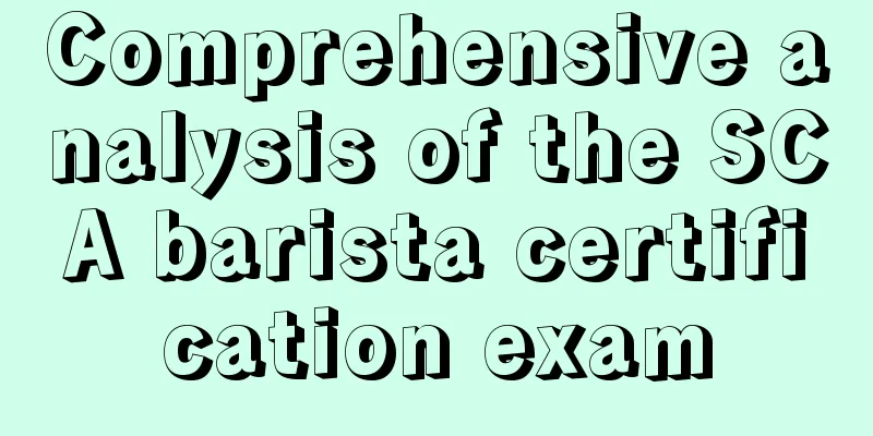 Comprehensive analysis of the SCA barista certification exam