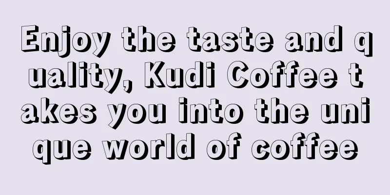 Enjoy the taste and quality, Kudi Coffee takes you into the unique world of coffee