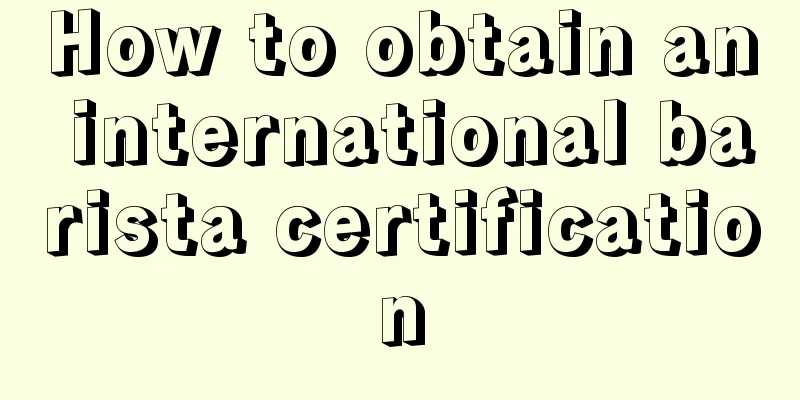 How to obtain an international barista certification