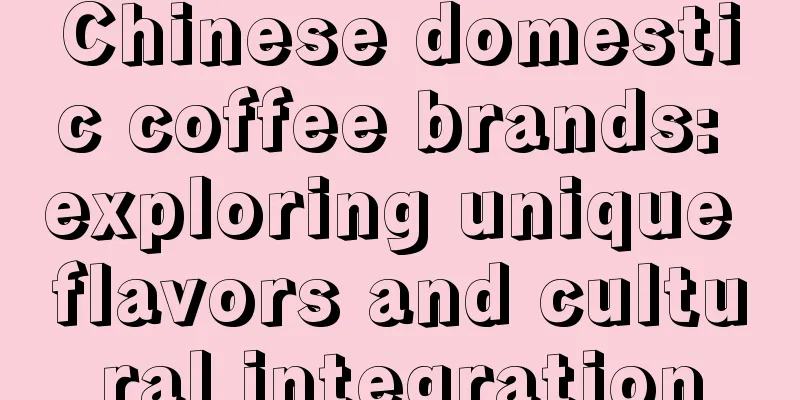 Chinese domestic coffee brands: exploring unique flavors and cultural integration