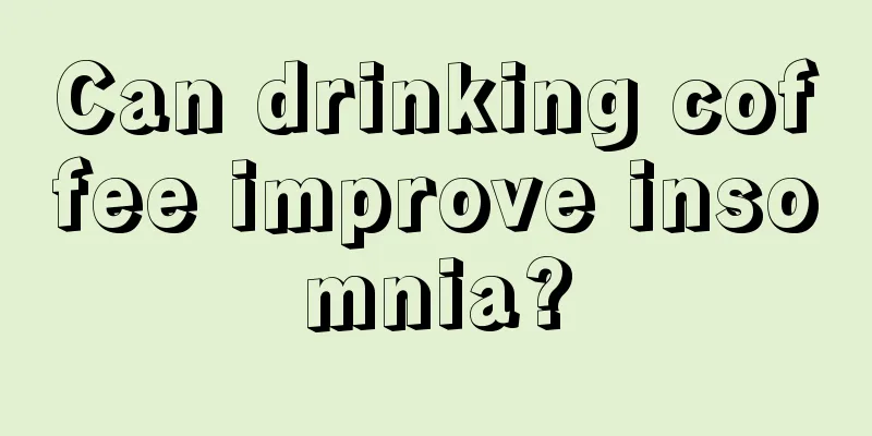 Can drinking coffee improve insomnia?