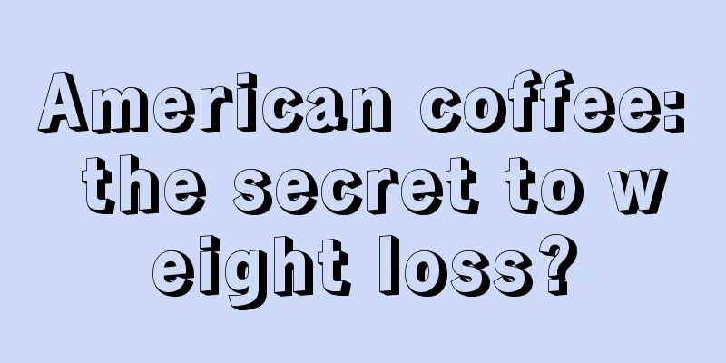 American coffee: the secret to weight loss?