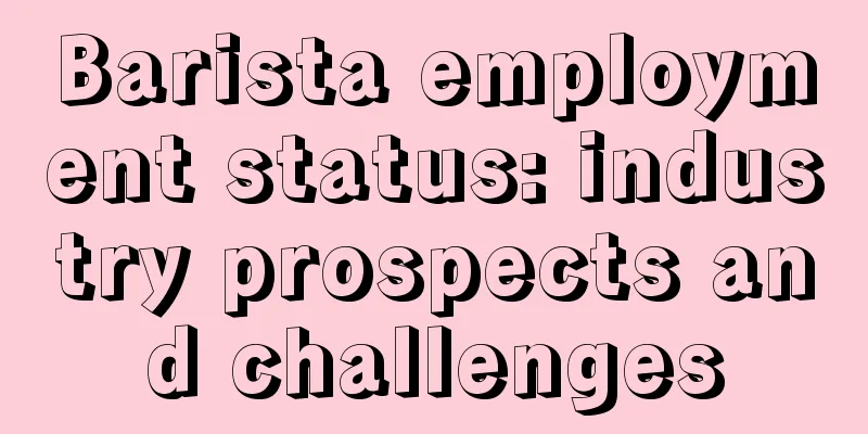 Barista employment status: industry prospects and challenges