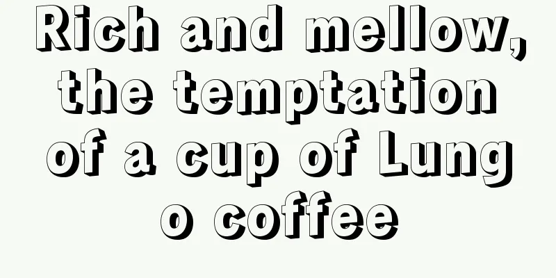 Rich and mellow, the temptation of a cup of Lungo coffee