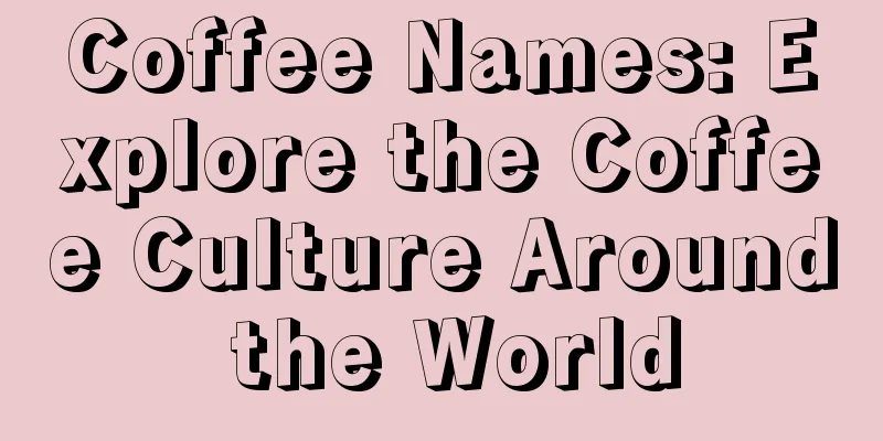 Coffee Names: Explore the Coffee Culture Around the World