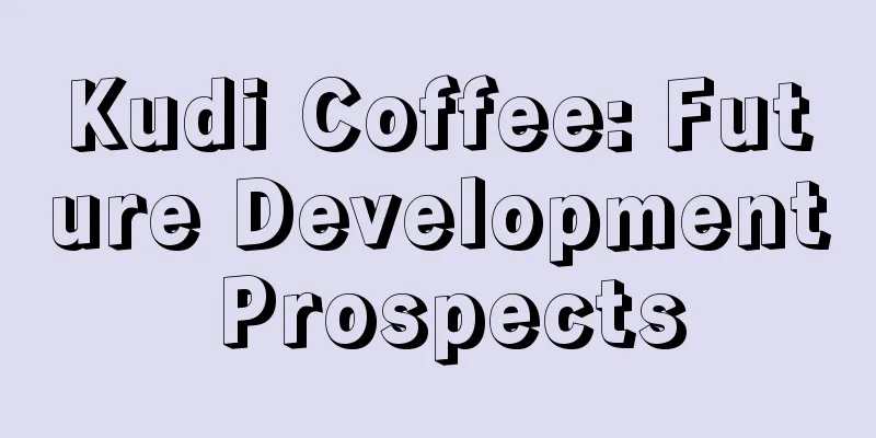 Kudi Coffee: Future Development Prospects