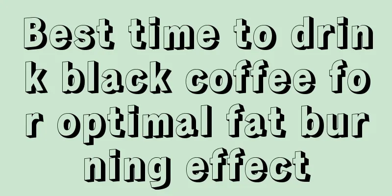 Best time to drink black coffee for optimal fat burning effect