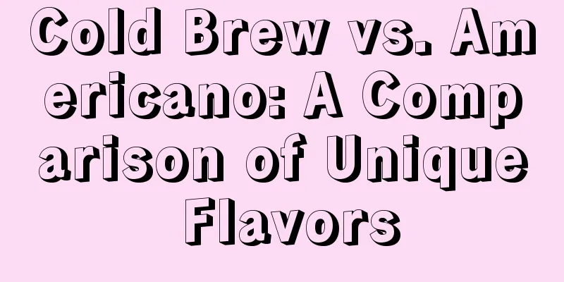 Cold Brew vs. Americano: A Comparison of Unique Flavors