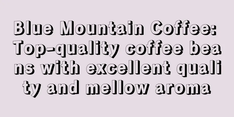 Blue Mountain Coffee: Top-quality coffee beans with excellent quality and mellow aroma