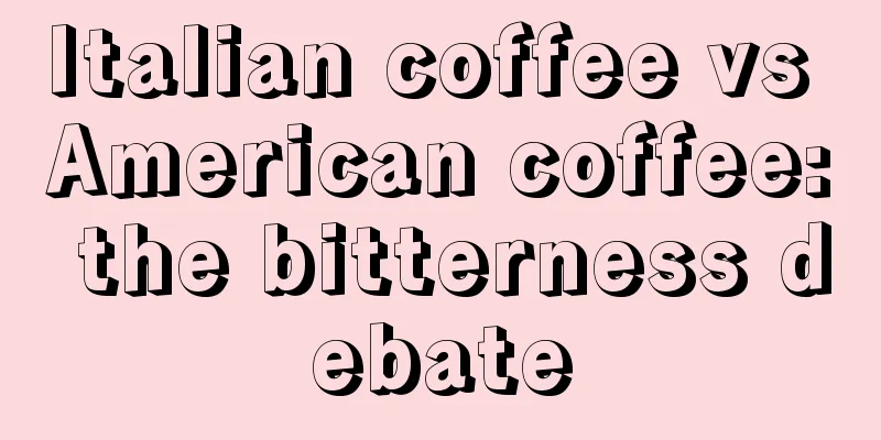 Italian coffee vs American coffee: the bitterness debate