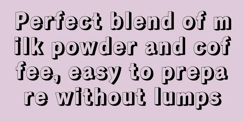 Perfect blend of milk powder and coffee, easy to prepare without lumps