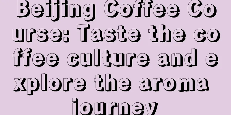 Beijing Coffee Course: Taste the coffee culture and explore the aroma journey