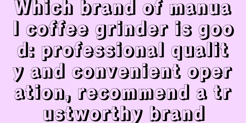 Which brand of manual coffee grinder is good: professional quality and convenient operation, recommend a trustworthy brand